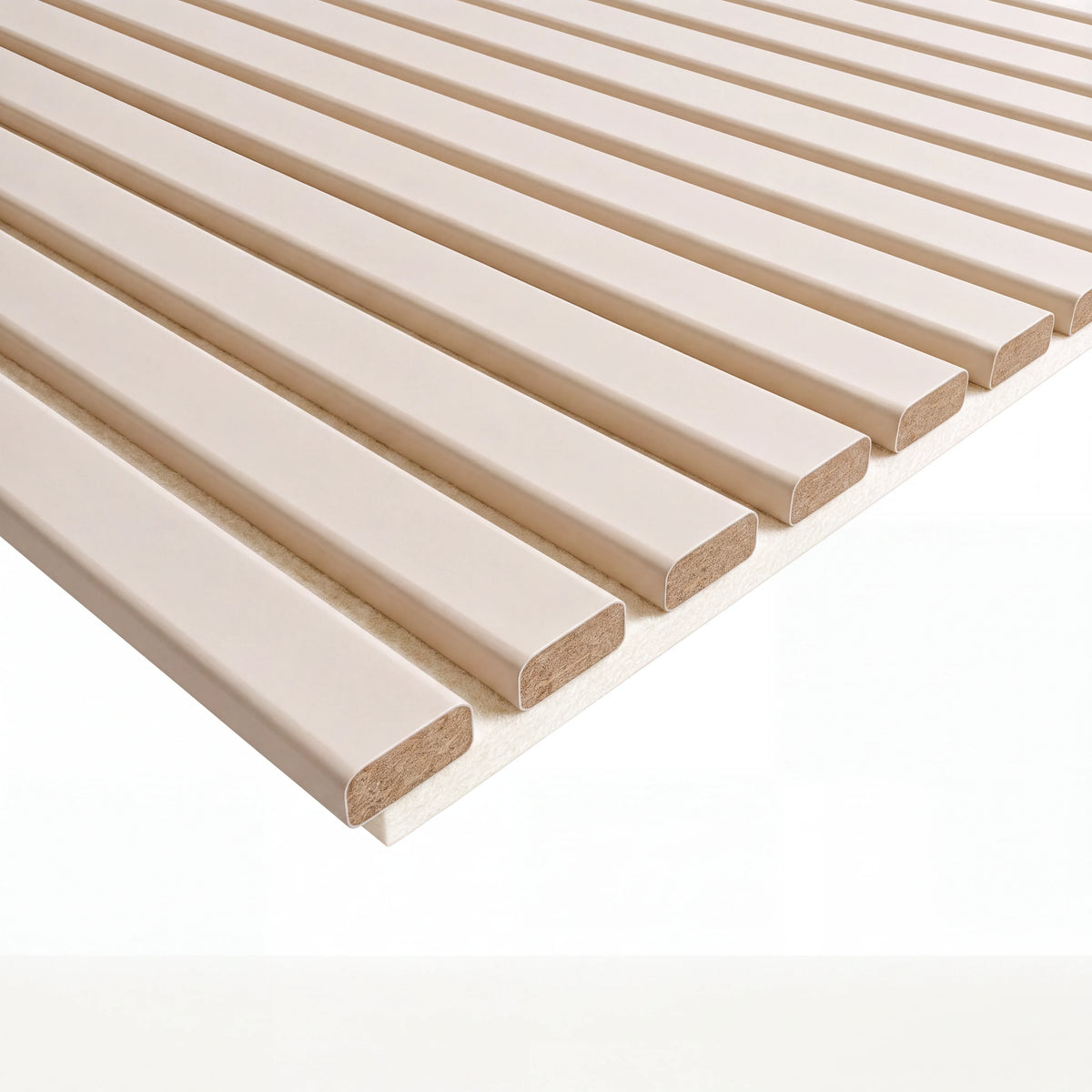 Akustikpaneel Premium Kiesel – Filz Beige 244 × 60 cm