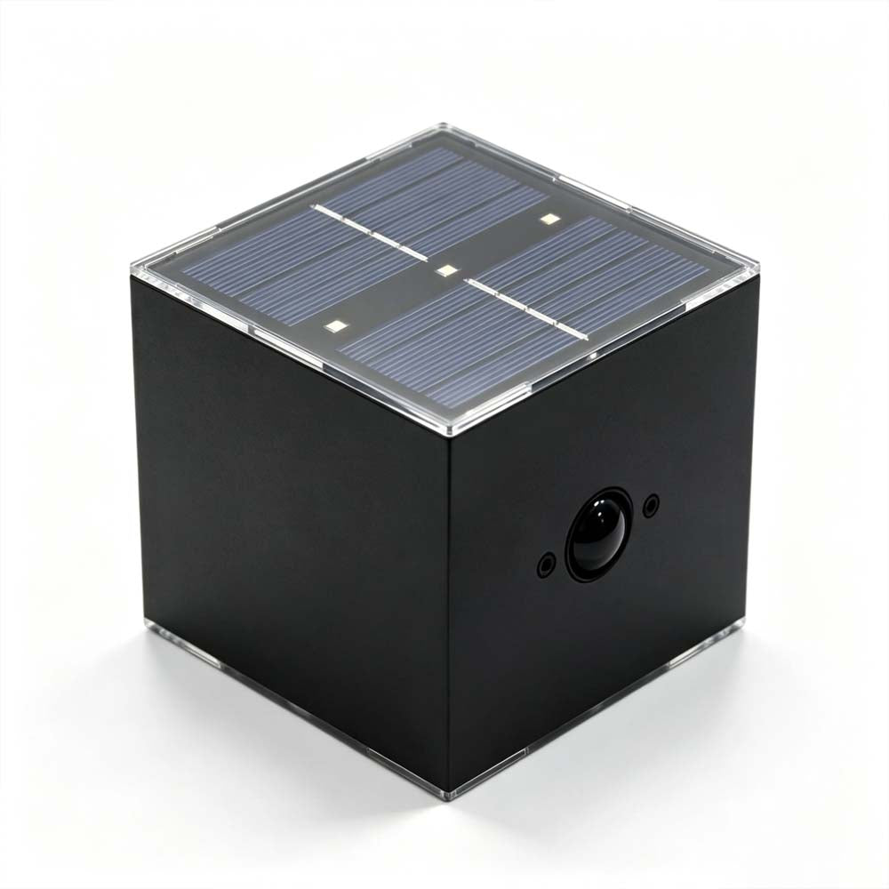 LED Solar Wand- und Zaunleuchte Edge 4er Set