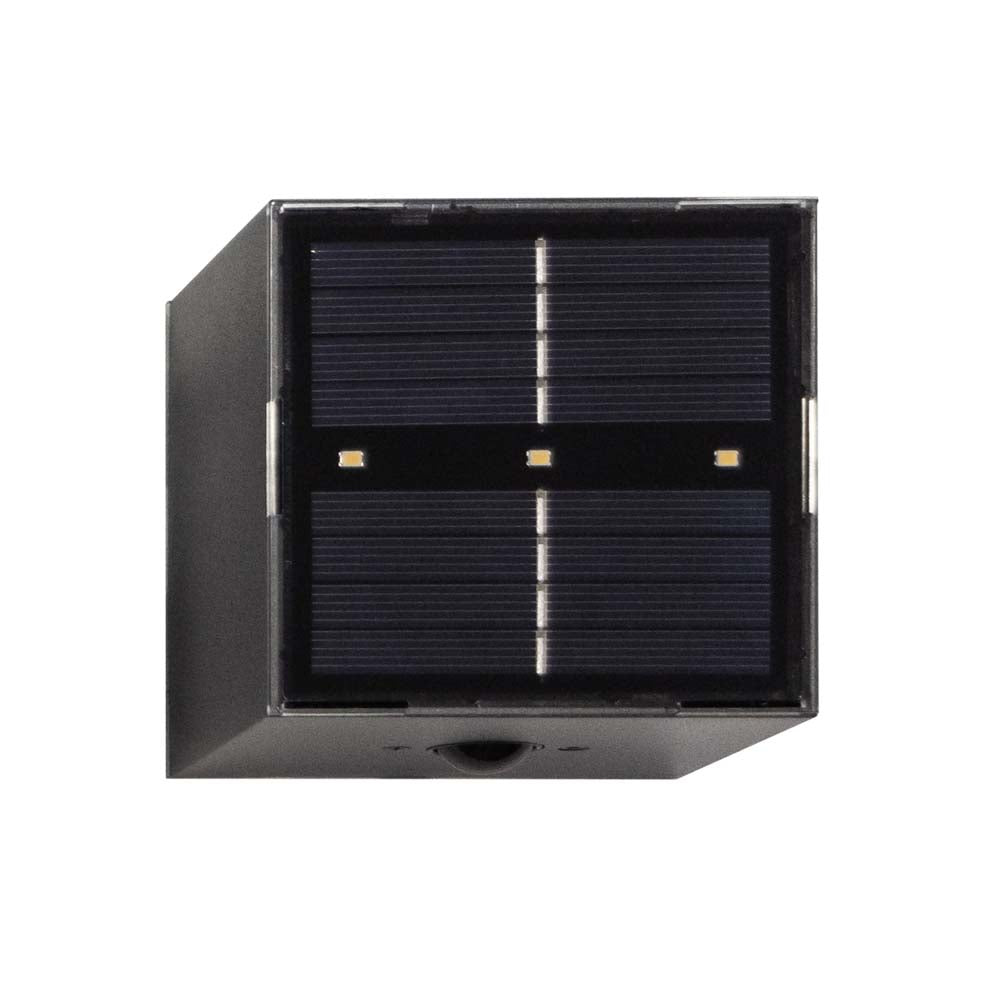 LED Solar Wand- und Zaunleuchte Edge 4er Set