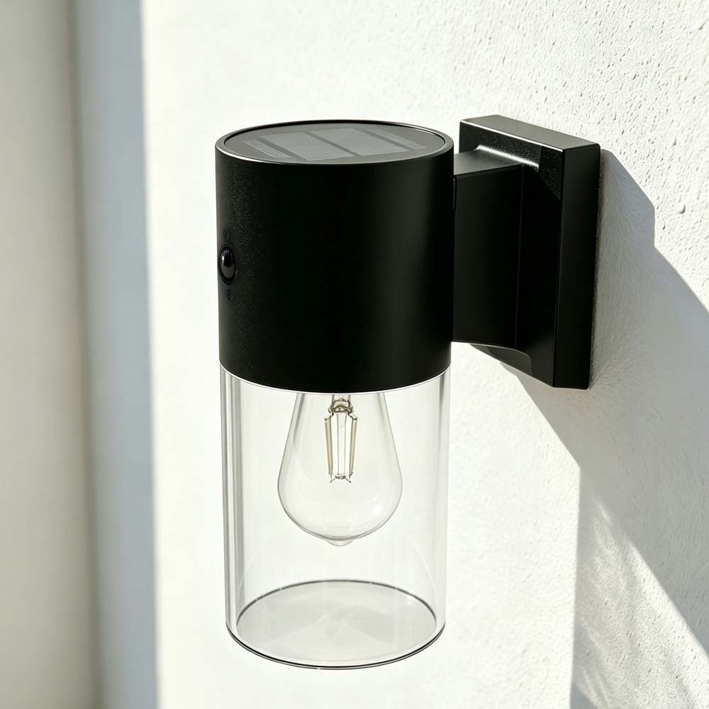 Solar Außenwandleuchte Column 2er Set