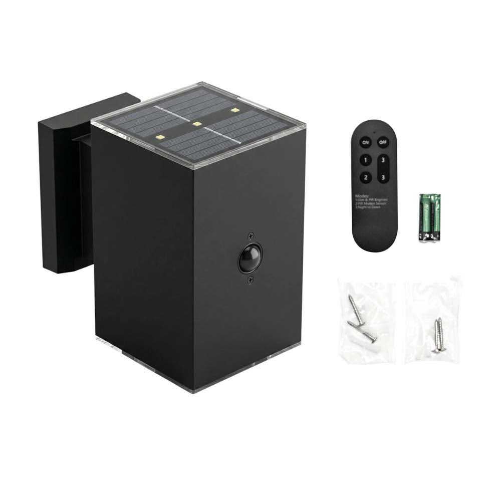 Solar Außenwandleuchte Edge 2er Set