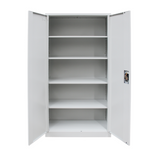 Stahlschrank XL Lichtgrau 1950 x 900 x 450 cm