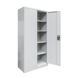 3er Set Stahlschrank XL Lichtgrau 1950 x 900 x 450 cm