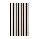 Akustikpaneel Premium Kiesel – Filz Schwarz 244 × 60 cm