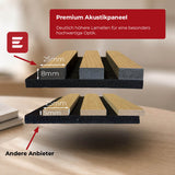 Akustikpaneel Premium Kiesel – Filz Beige 244 × 60 cm
