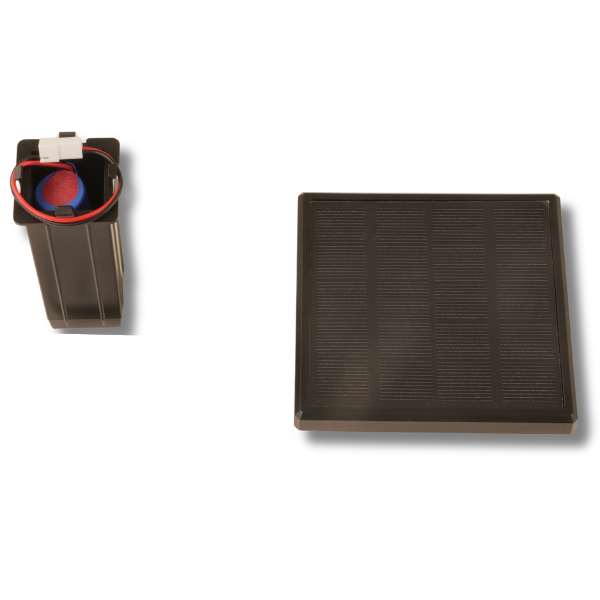LED-Lichtleiste für WPC -und ALU Sichtschutzzaun inkl. Solarkappe