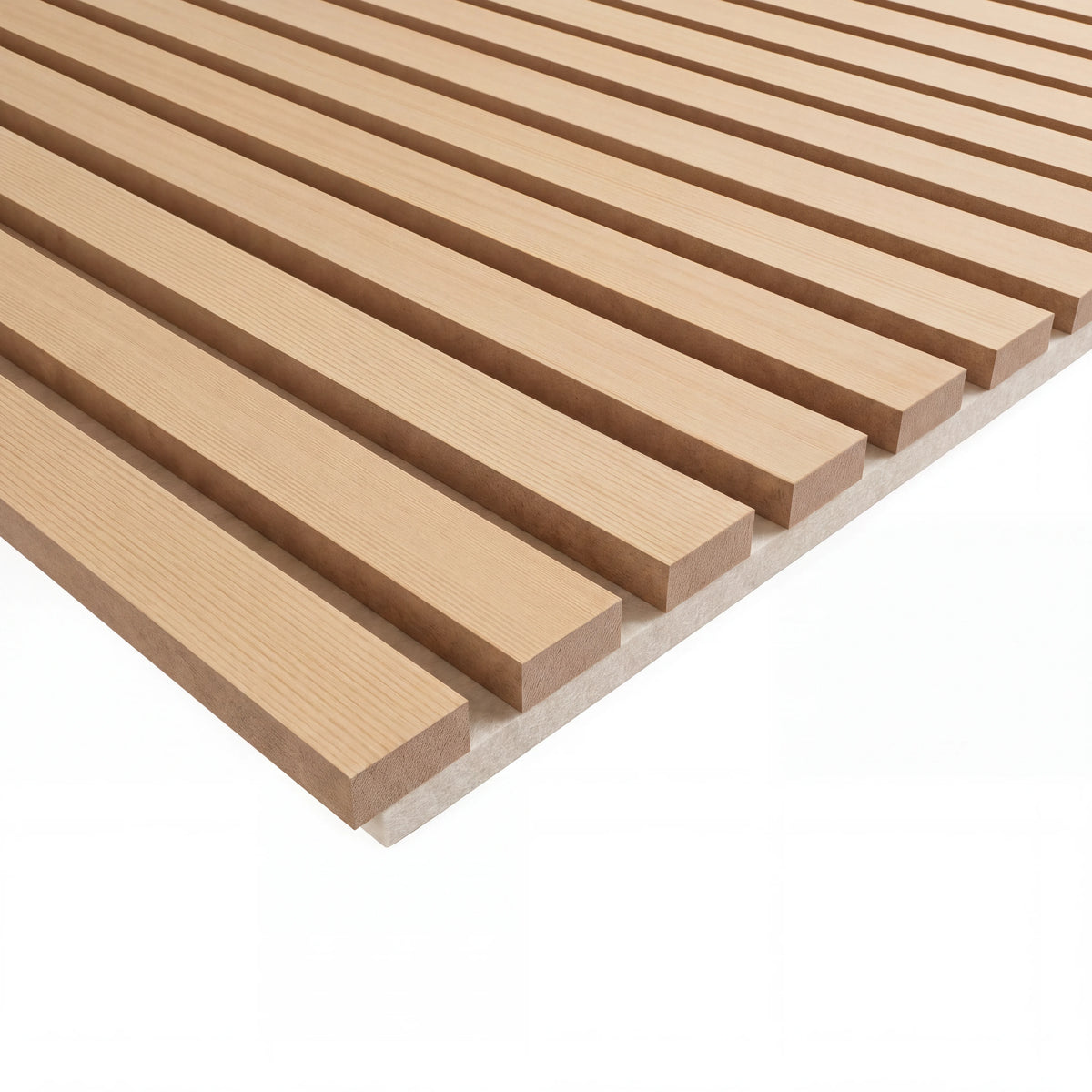 Akustikpaneel Premium Kiefer – Filz Beige 244 × 60 cm