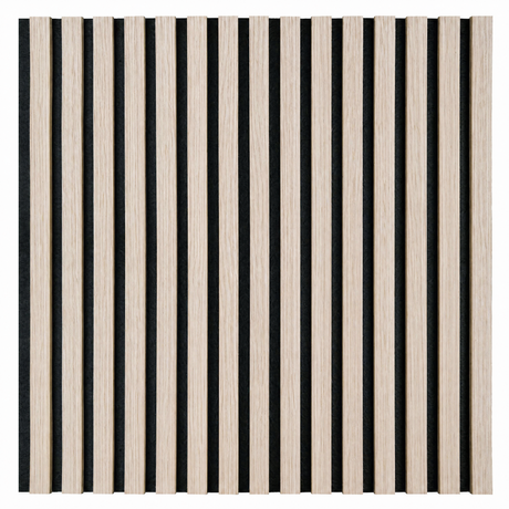 Akustikpaneel Premium Kiefer – Filz Schwarz 244 × 60 cm