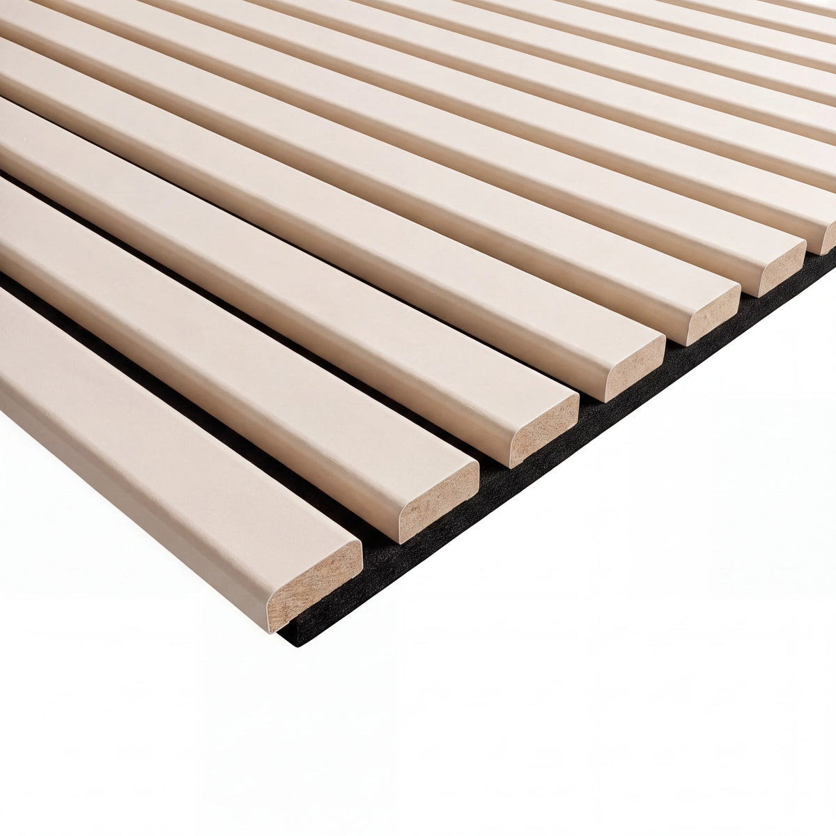 Akustikpaneel Premium Kiesel – Filz Schwarz 244 × 60 cm