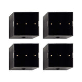 LED Solar Wand- und Zaunleuchte Edge 4er Set