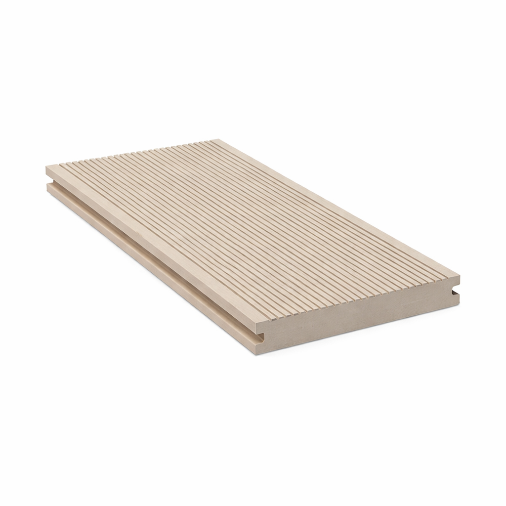 Muster WPC-Massivdiele ECO Creme