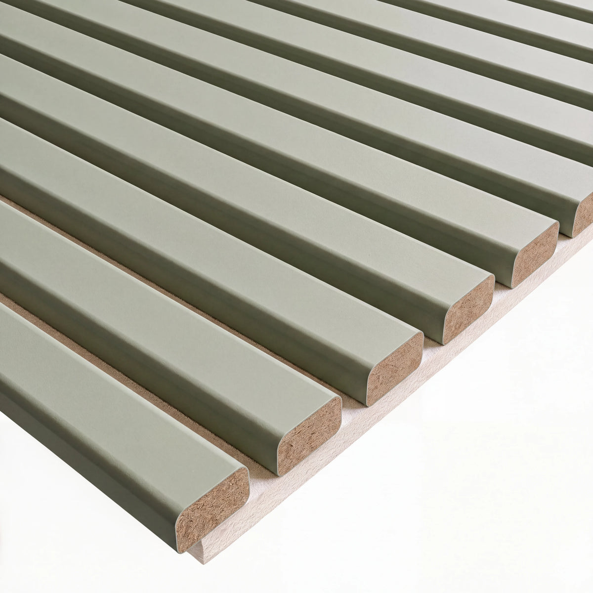 Akustikpaneel Premium Salbei – Filz Beige 244 × 60 cm