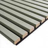 Akustikpaneel Premium Salbei – Filz Schwarz 244 × 60 cm