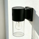 Solar Außenwandleuchte Column 2er Set
