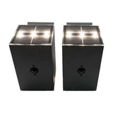 Solar Außenwandleuchte Edge 2er Set