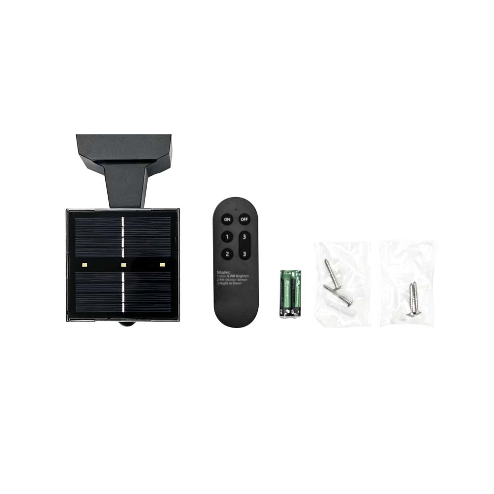 Solar Außenwandleuchte Edge 2er Set