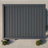 SkyShade Pro 3x4m Aluminium-Pergola mit LED & App-Steuerung – Anthrazit